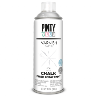 Лак-аерозоль Chalk-finish матовий 400 мл PINTYPLUS