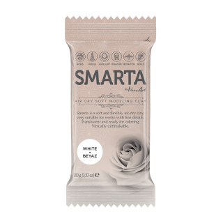 Пластика самозастигаюча Біла Original 100 г Smarta