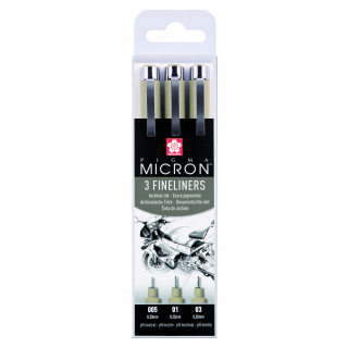 Набір лінерів PIGMA MICRON DESIGN 3шт., Sakura