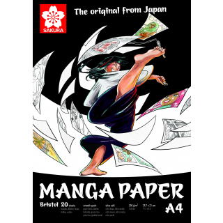 Альбом для рисунку MANGA A4 250г/м2 20л Sakura