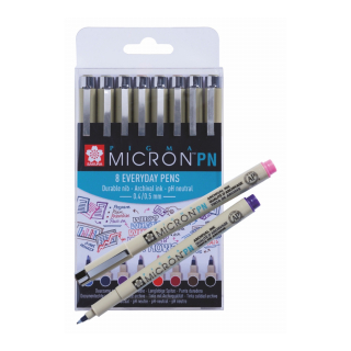 Набір ручок PIGMA MICRON PN 8кол Sakura