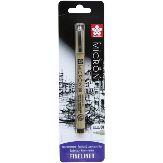 Лайнер PIGMA Micron (0.8) 0,5мм Чорний Sakura