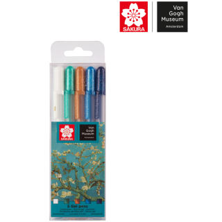 Набір ручок Gelly Roll Van Gogh Museum 5шт Sakura