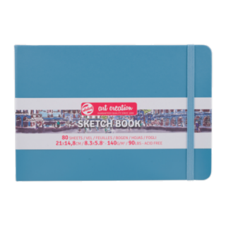 Блокнот для графіки Talens Art Creation А5 (14,8×21см) 140г/м2 80л Lake Blue Royal Talens