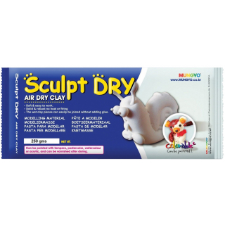 Маса для моделювання біла самозастигаюча 250г ''Sculpt Dry'' MUNGYO