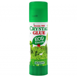 Клей-олівець Crystal Glue Stick, Прозорий, 25 г Mungyo
