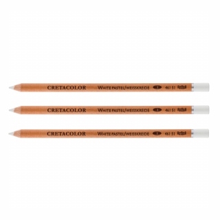 Набір олівців для рисунку Білий м’який 3 шт. Cretacolor