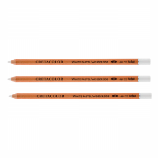 Набір олівців для рисунку Білий середній 3 шт. Cretacolor