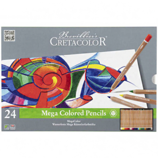 Набір кольорових олівців MegaColor 24шт Cretacolor