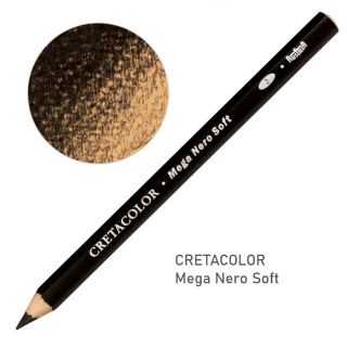 Олівець для рисунку MEGA Неро м’який Cretacolor