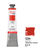Фарба олійна, Червона темна (534), 45мл, ROSA Studio