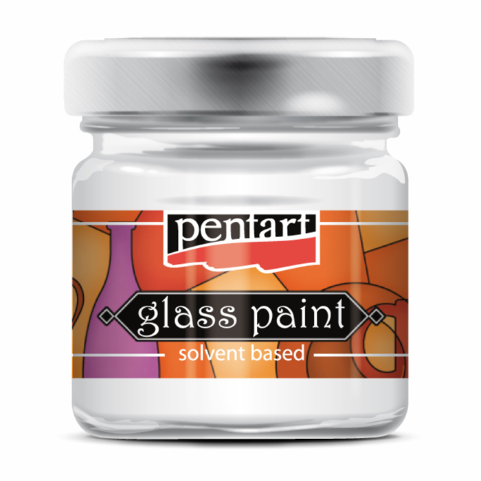 Фарба вітражна на основі розч. холодної фіксації "Glass paint"30мл Pentart~#]