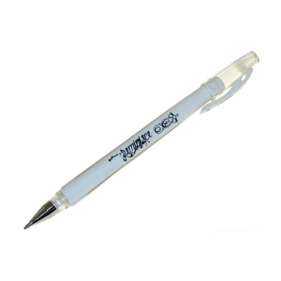 Ручка для паперу Біла гелева 1мм~#]