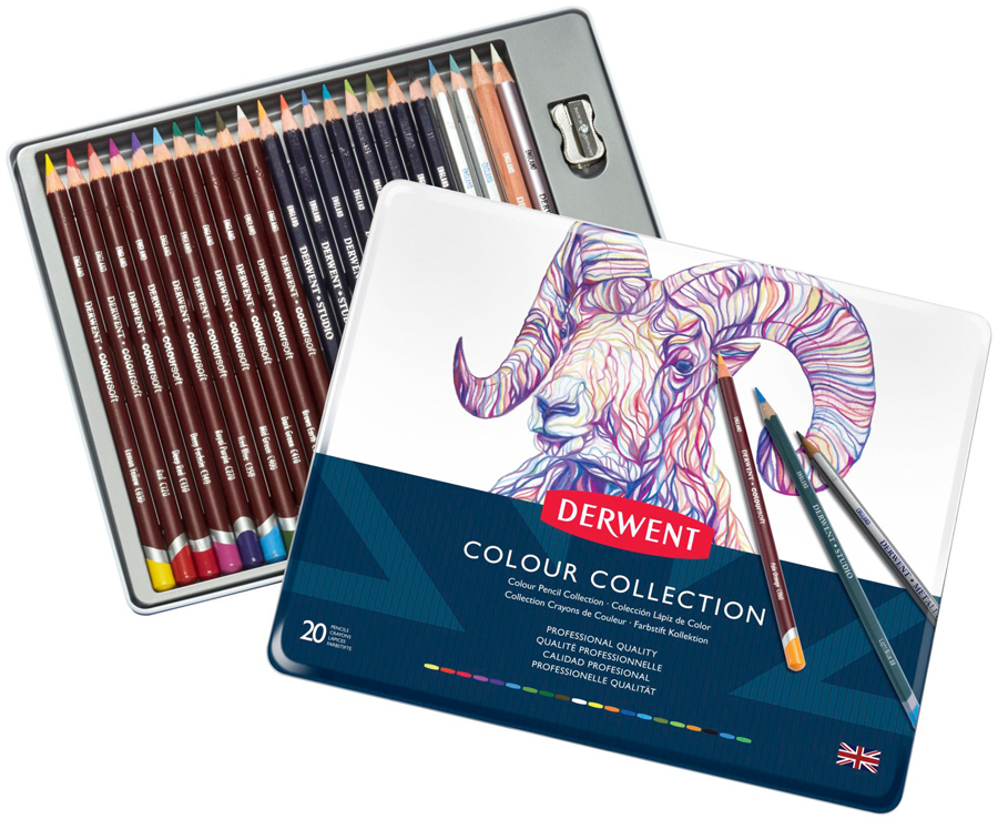 Кольорові олівці Colour Collection 24шт Derwent~#]