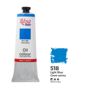 Фарба олійна, Синя світла (518), 100мл, ROSA Studio