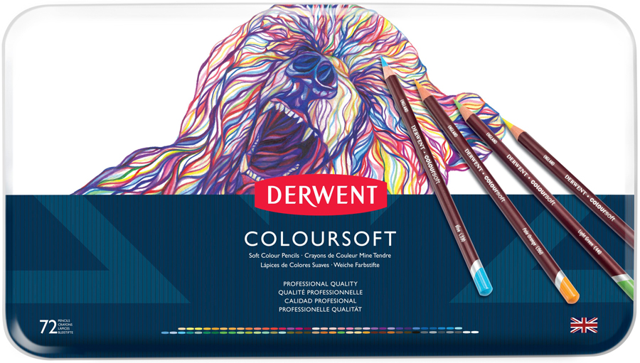 Кольорові олівці Coloursoft 72кол Derwent