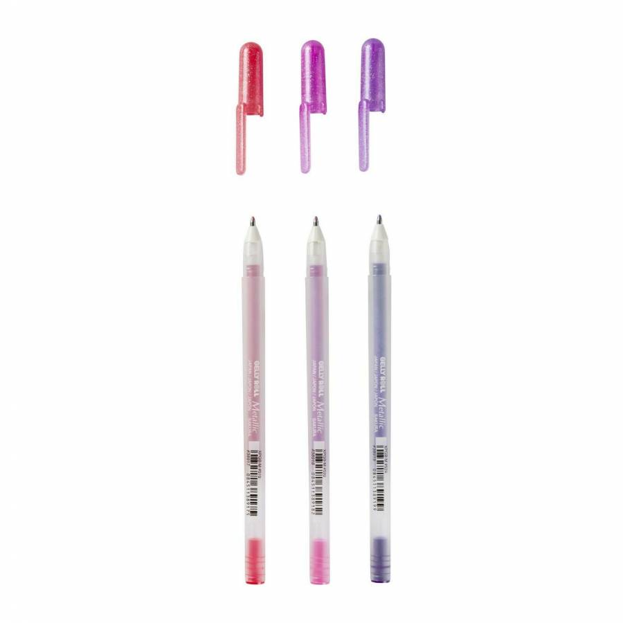 Набір гелевих ручок METALLIC SWEET 3кол Sakura~#]