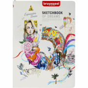 Блокнот Sketch/Notebook, 140 г/м2, 21х29,7 см, 80 л, білий, Bruynzeel