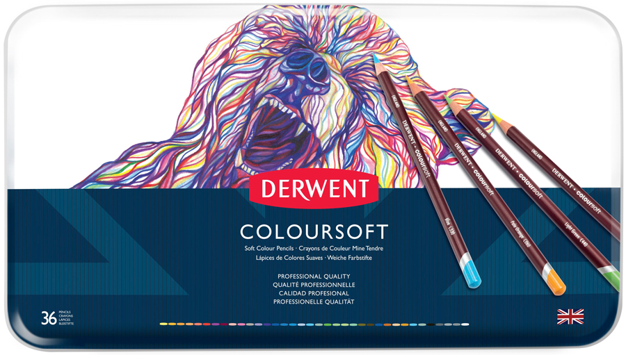 Кольорові олівці Coloursoft 36кол Derwent~#]
