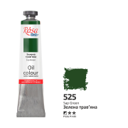 Фарба олійна, Зелена трав'яна (525), 45мл, ROSA Studio
