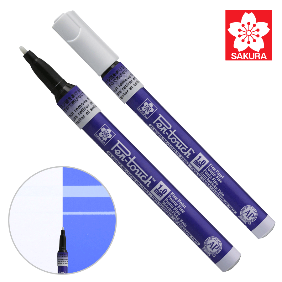Маркер Pen-Touch Блакитний ультрафіолетовий тонкий (FINE) 1мм Sakura~#]