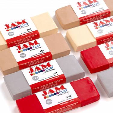 Нові кольори полімерної глини JAM CLAY by ROSA TALENT в об'ємі 100г