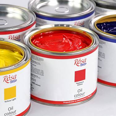 Основні кольори олії "ROSA Studiо" у великому об'ємі